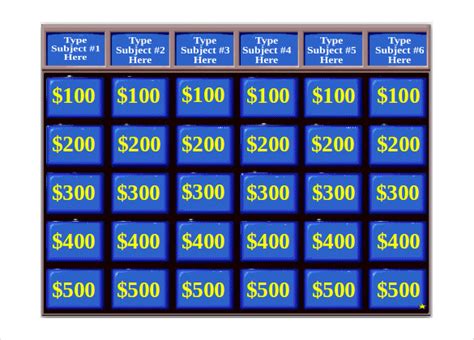 Jeopardy Question Template - prntbl.concejomunicipaldechinu.gov.co