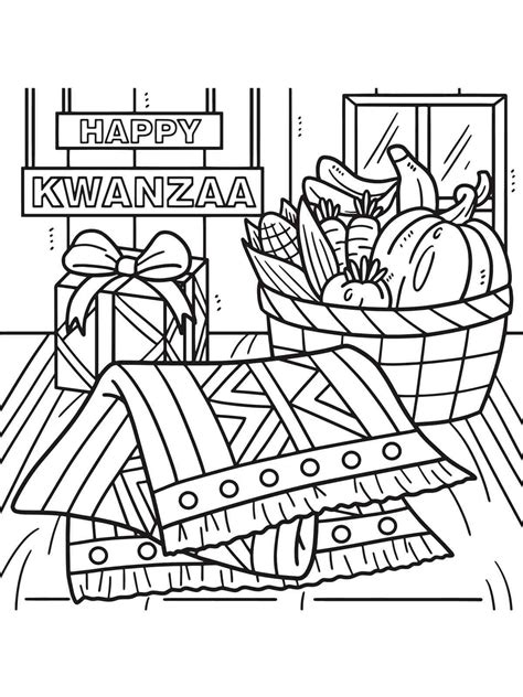 Happy Kwanzaa Printable coloring page - Download, Print or Color Online ...