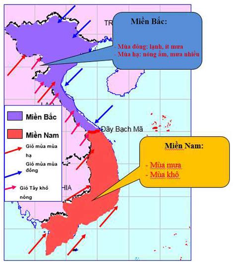 Nhiệt độ trung bình năm của nước ta là? Đặc điểm khí hậu Việt Nam