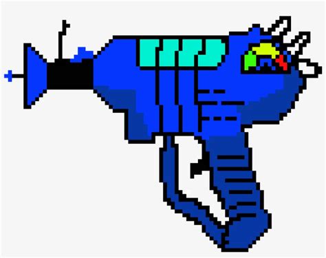 Laser Gun Pixel Art