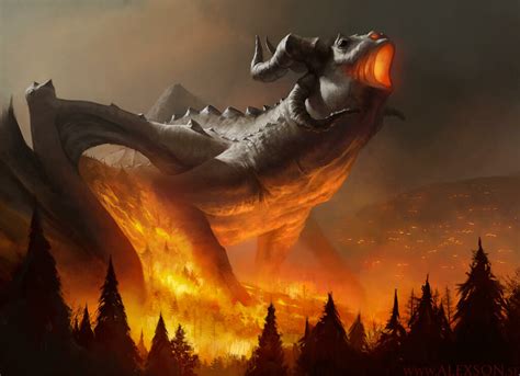 ArtStation - Dragon fire