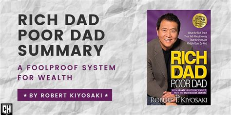 Rich Dad Poor Dad Summary - A Foolproof System for Wealth