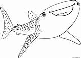 Smiling Whale Shark Coloring page Printable sketch template