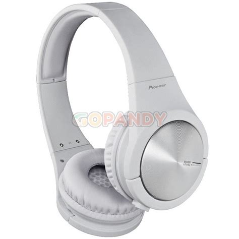 Pioneer SE-MX7 Closed Back Headphones with Cable and Mic - Matte White - Gopandy Musical