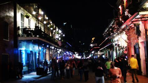 New Orleans French Quarter Nightlife Stock Photo - Download Image Now - iStock