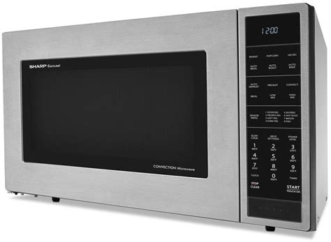 SHARP 1.5 Cu. Ft. Countertop Convection Microwave Oven - SMC1585BS ...