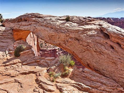 Mesa Arch Hiking Trail in Canyonlands National Park, Utah