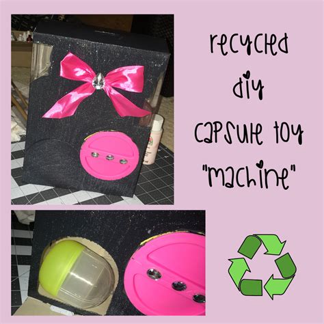 DIY Recycled / Upcycled Capsule Toy Machine (Gashapon/Gachapon) - Recyling Capsule Chix Packaging