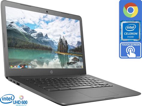 HP Chromebook 14" Touch-Screen Laptop (Intel® Celeron N3350, 4GB RAM ...