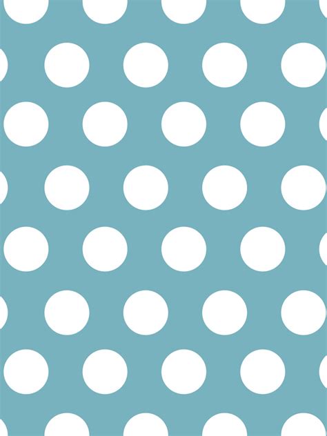 Blue Polka Dot Wallpaper - WallpaperSafari