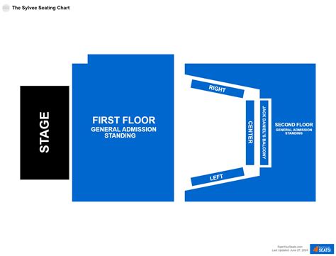 The Sylvee Seating Chart - RateYourSeats.com