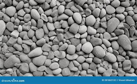 Wall Stones Background, Gravel Concrete Texture Stock Illustration ...