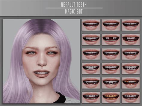 Best 3D Teeth for your Sims – Katverse