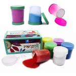 Buy Rangoli Powder Colors Bottles 80gm Each with 3 Fillers Design Diwali Floor Rangoli Art ...