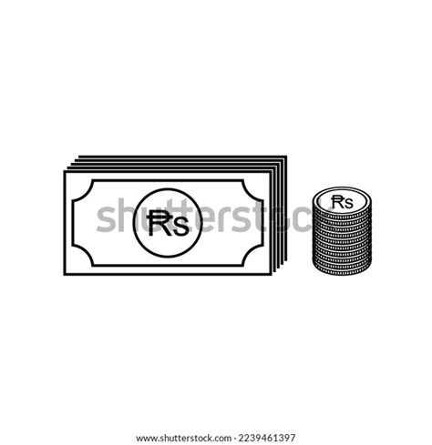 Pakistan Currency Symbol Pakistani Rupee Icon Stock Vector (Royalty ...