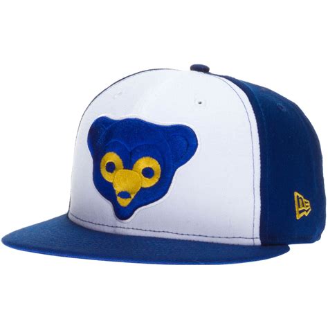 Chicago Cubs Royal and White Retro Cub Face Logo Snapback Hat by New ...