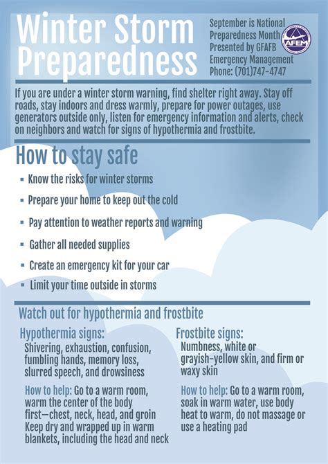 DVIDS - Images - National Preparedness Month: Winter Storm Perparedness [Image 3 of 4]