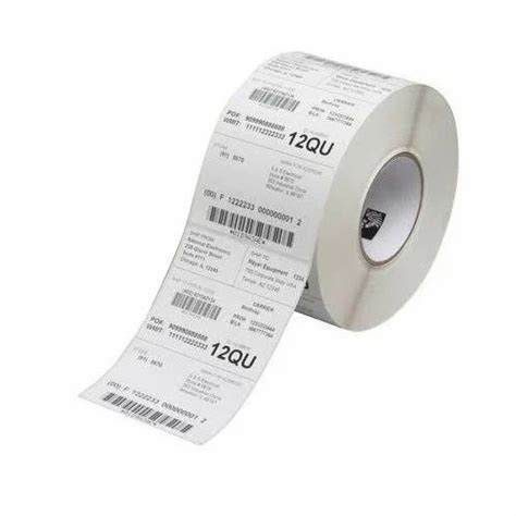 Barcode Printer Label Roll at Rs 0.1/piece | Printed Barcode Stickers ...