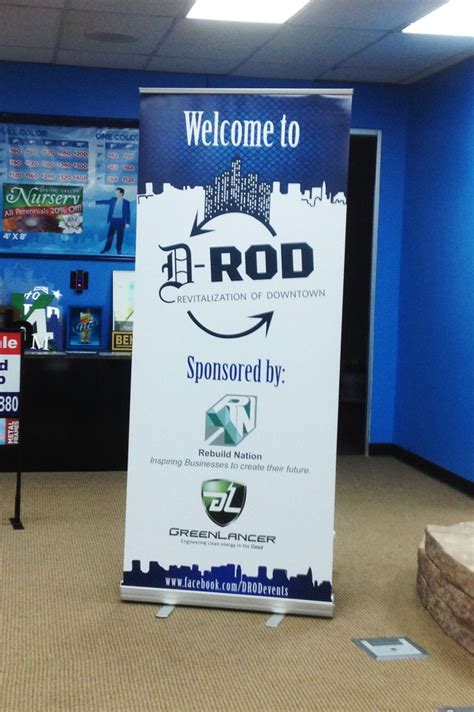 Pop up banners are a great way to lead people to the right room for an event. | Event sign, Pop ...