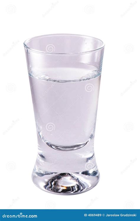 Shotglass of vodka stock image. Image of blend, clean - 4069489