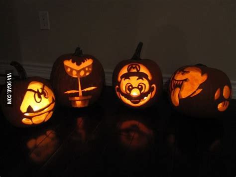 Mario Halloween! | Pumpkin carving designs, Halloween pumpkin carving ...