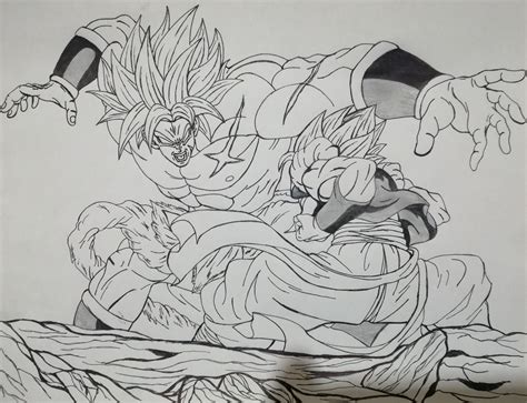 Gogeta vs Broly - Dragon Ball Art