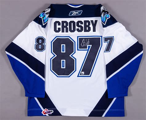 Lot Detail - Sidney Crosby Signed Rimouski Oceanic Jersey – Frameworth ...