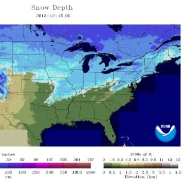 US snowpack in December is largest in a decade - NBC News