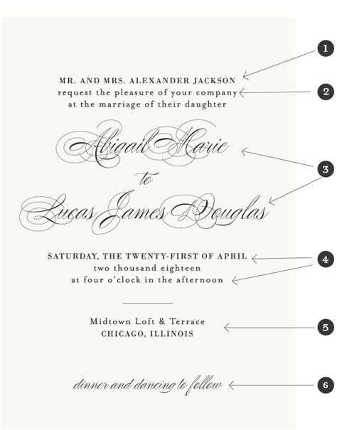 Wedding Invitation Wording Samples - Banter and Charm