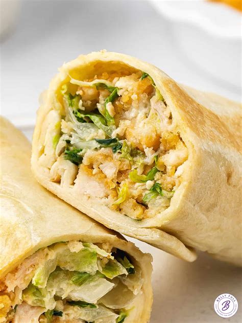 Chicken Caesar Salad Wrap - Belly Full