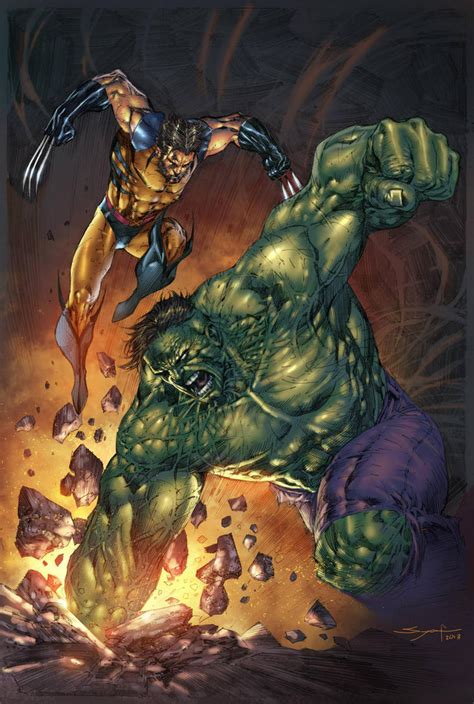 Wolverine Vs Hulk by JUANCAQUE on DeviantArt