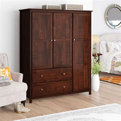 Black Wardrobe Armoire | Wayfair