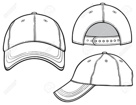 Baseball Cap Royalty Free Cliparts, Vectors, And Stock ... | Cap drawing, Fashion design ...