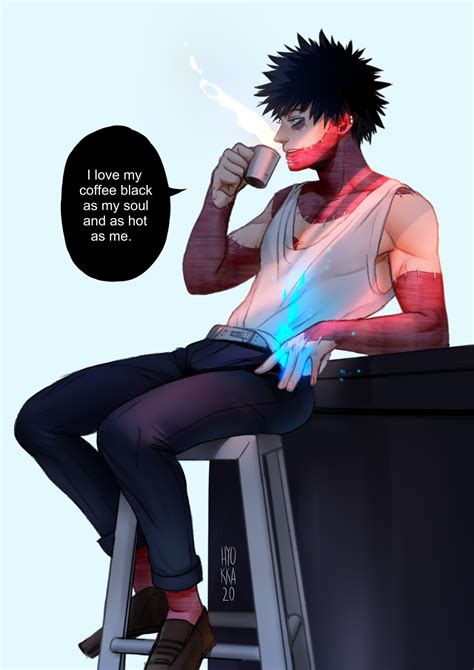 Anime Guys Dabi Fanart Shirtless Dabi wants to play soccerfanart reddit com