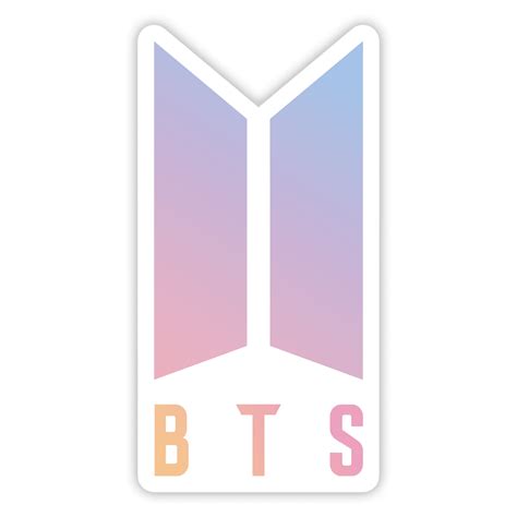 K Pop Bts Logo Holographic Decal Sticker Bts Holograp - vrogue.co