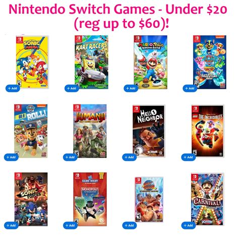 Walmart: Nintendo Switch Games Under $20! – Wear It For Less