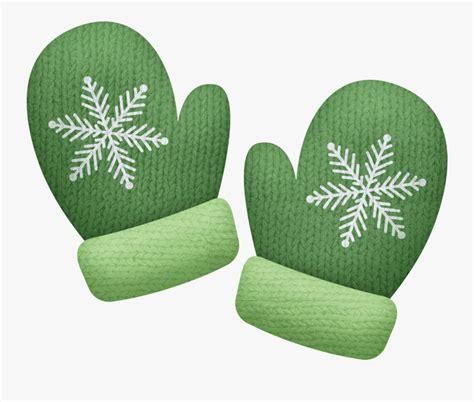 Mittens Clip Art Free Library Mitten Clipart Mitt Jokingart - Green ...