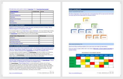 Free Project Charter Template Pdf - PRINTABLE TEMPLATES