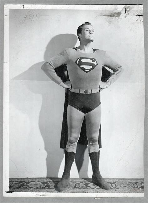 George Reeves Superman Original 7.25x10 Portrait COSTUME Iconic IMAGE ...