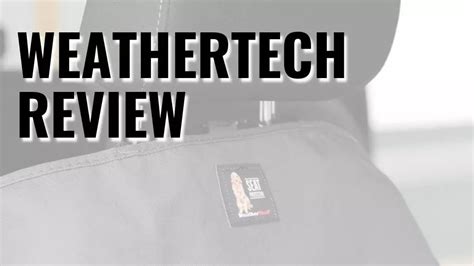 WeatherTech Seat Protector Review - TigerTough