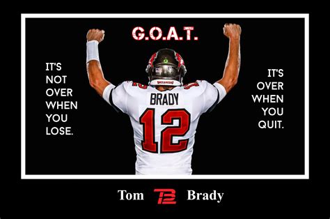 Tom Brady GOAT poster | Etsy