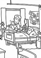 Coloring Pages Of Hospital sketch template