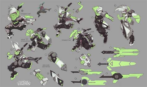 True Damage Ekko Concept Art Check out inspiring examples of true ...