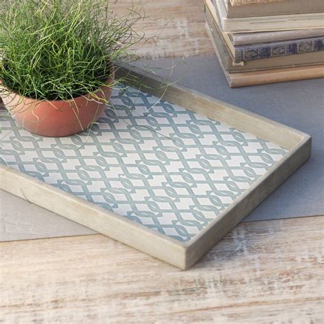 Geometric Rectangle Decorative Tray | Decorative tray, Rectangle, Geometric