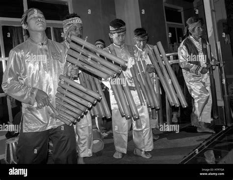 Calung is a traditional musical instrument Sunda Stock Photo - Alamy