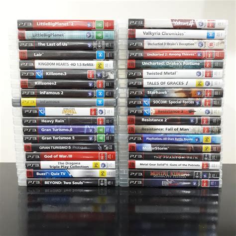 Quite late to the party, here's my current collection of mainly PS3 ...