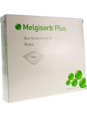 Melgisorb® Plus Absorbent Alginate Dressing, 10x10cm – Box/10