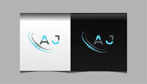 AJ letter logo creative design. AJ unique design. 10260385 Vector Art ...