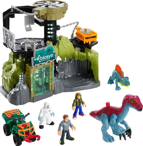 Buy Imaginext Jurassic World Dinosaur Lab Playset with Owen Grady ...