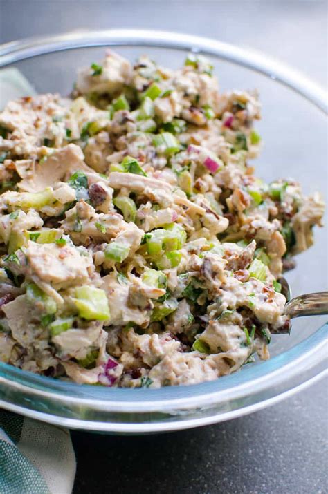 Healthy Chicken Salad {The BEST!} - iFOODreal.com